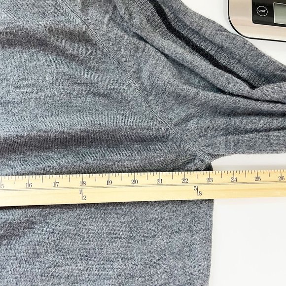 Smartwool Men's Gray Quarter Zip Pullover Sweater Merino Wool - Size XL - Picture 8 of 9